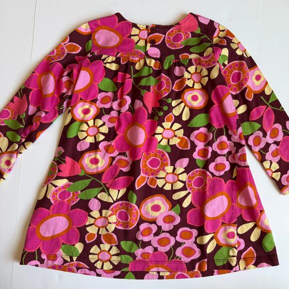 Hanna Andersson Floral Print Tunic Dress 120cm - Picture 9 of 10